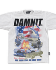 Damnit ® "Sharks & Crocs" Tee - Swanky Apparel Shop