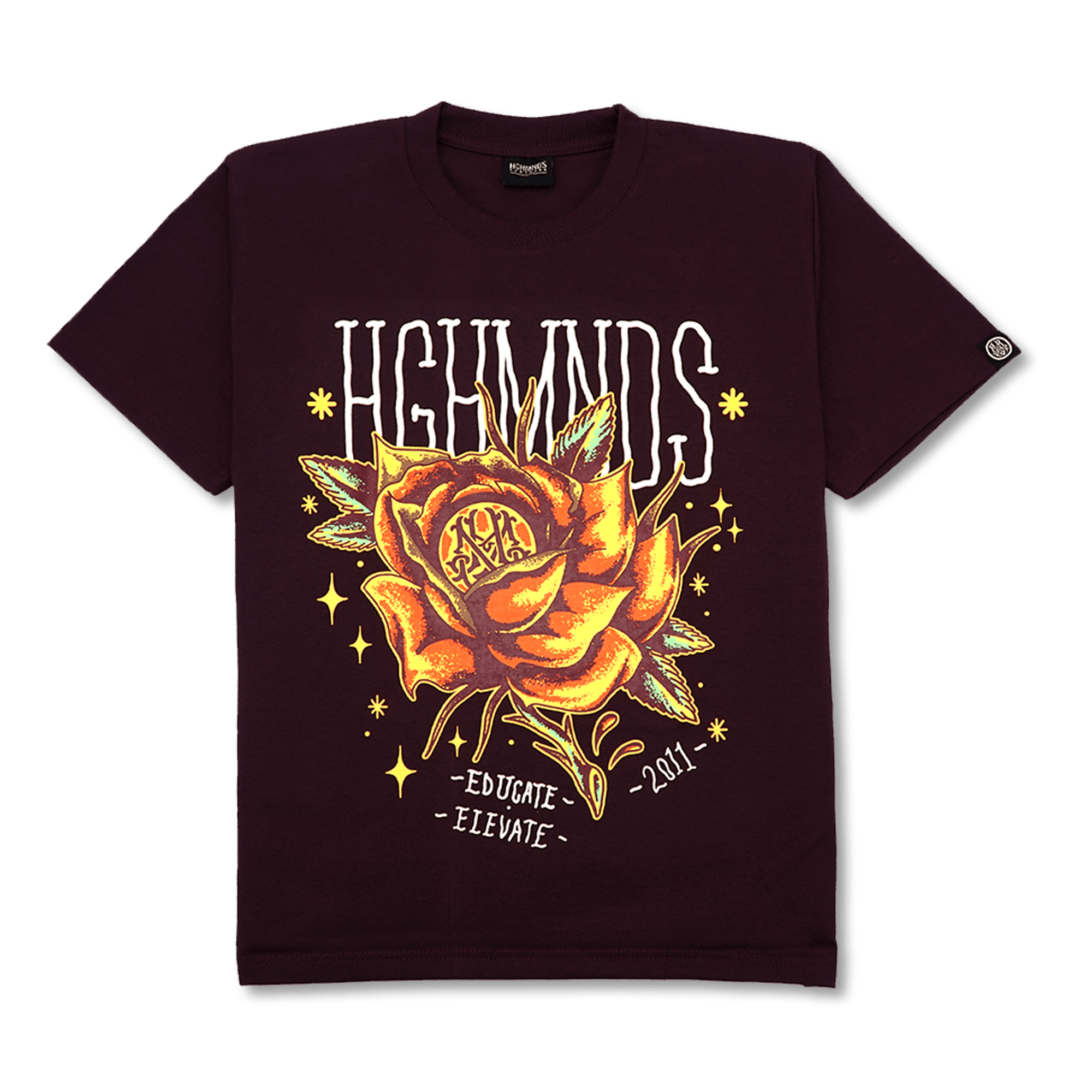 Highminds ® &quot;Bloom&quot; (Maroon) - Swanky Apparel Shop