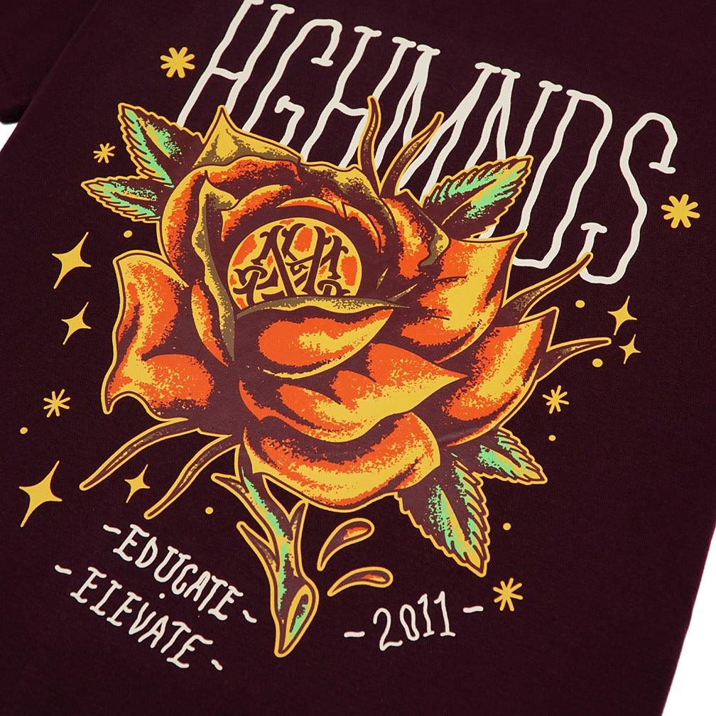 Highminds ® &quot;Bloom&quot; (Maroon) - Swanky Apparel Shop